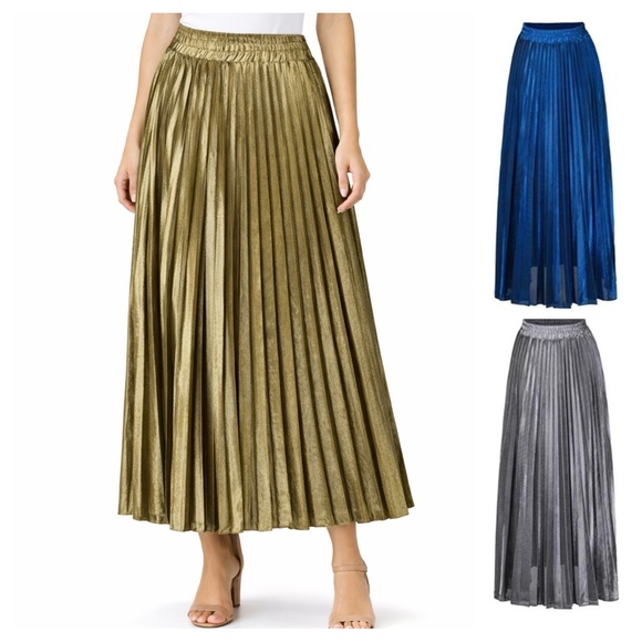 Dresses & Skirts - The SAVONNA Metallic Full Skirt